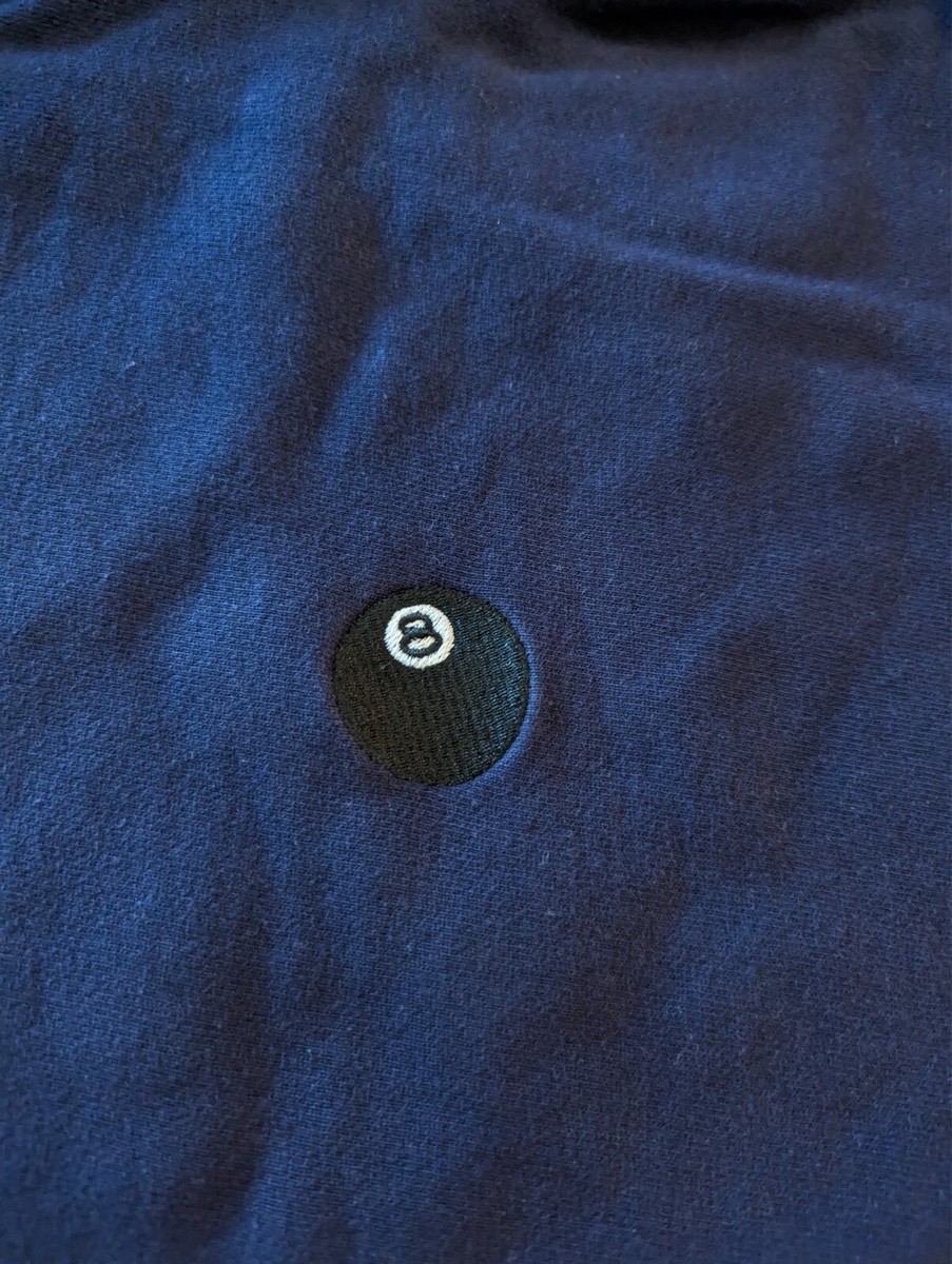 バスケットボール Ball Embroidered Sweat Hoodie (navy) Iron Heart - IHSW-49-NAV - 14oz Ultra Heavyweight Loopwheel