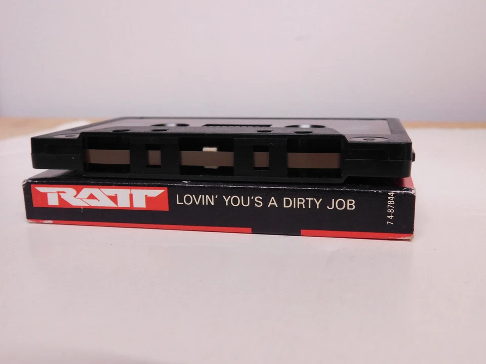Ratt rock Cassette Lovin' You's A Dirty Job on Atlantic - Image 3 of 3