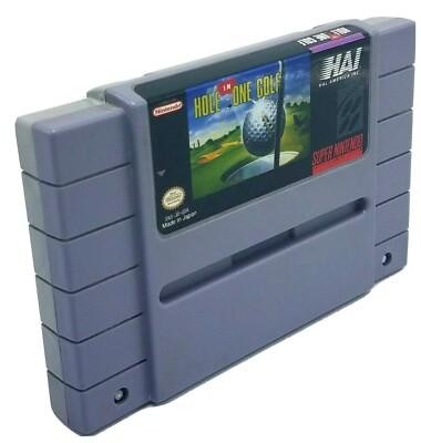 Hal's Hole in One Golf Super Nintendo Entertainment System,1991 Cart only Tested