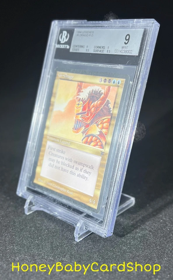 MTG Legends 1994 Ur-Drago BGS 9.0 MINT Old School 93/94 - Image 3 of 4