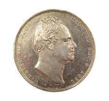 1831 CORONATION OF WILLIAM IV OFFICIAL SILVER MEDAL - BY WYON