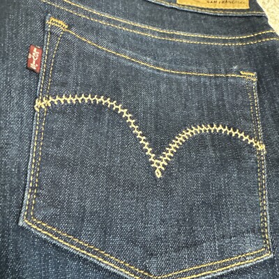 リーバイス　SAN FRANCISCO　ジーンズ 　23 1970s Levi's SF 207 Button Fly Blue Denim Bell Bottom Jeans