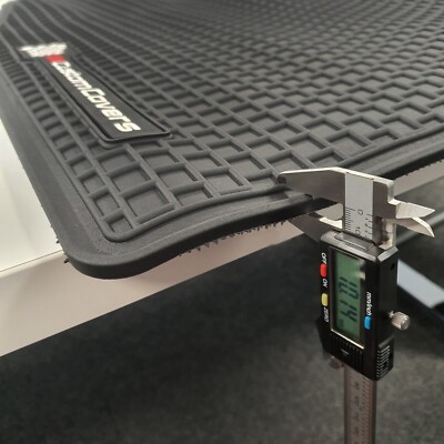 Tapis De Sol Caoutchouc Ford Ranger 2012+ - Noir, Avant/arrière, Protection Toutes Saisons