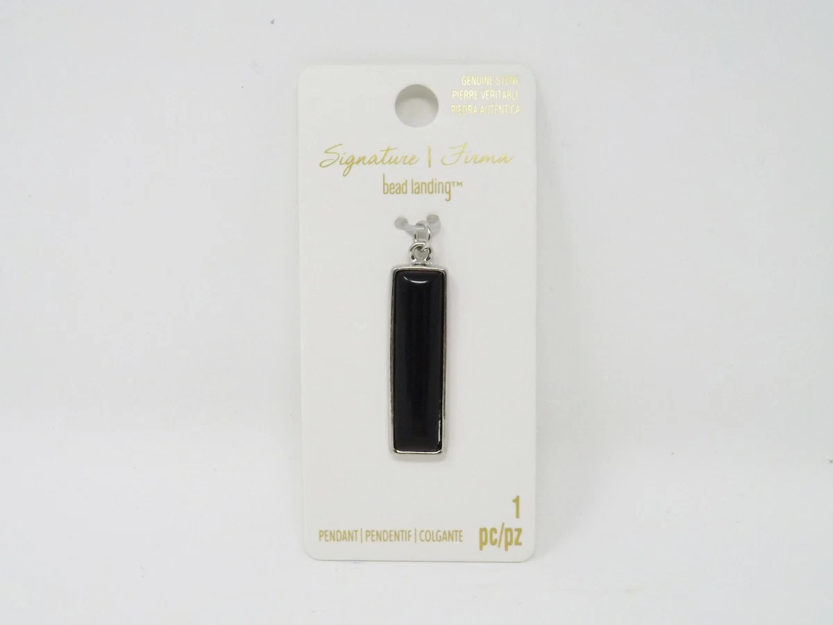Signature Firma Bead Landing Black Pendant