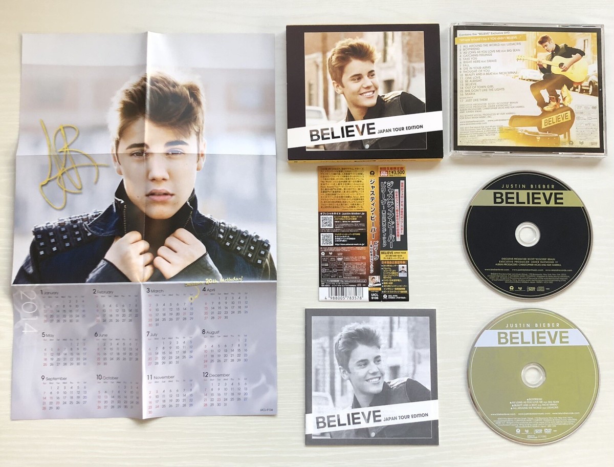 Justin Bieber CD Believe Japan Tour Edition CDs Obi
