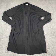 Nordstrom Cardigan Sweater Womens Large Black...