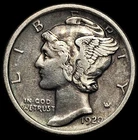 1920 Mercury Dime XF Free USA Shipping 10c Silver