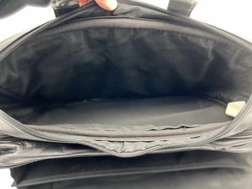 Heritage Leather Goods Portfolio Bag Expandable Briefcase Shoulder - No Strap - Picture 8 of 10