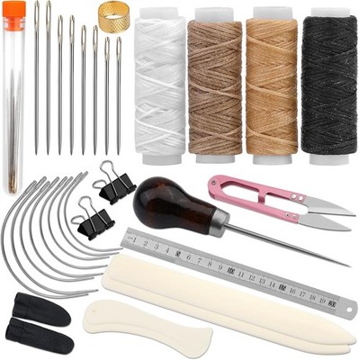 33 Pcs Book Binding Kits 4 Pcs Bone Folder Paper Creaser Paper Folding Tool Book