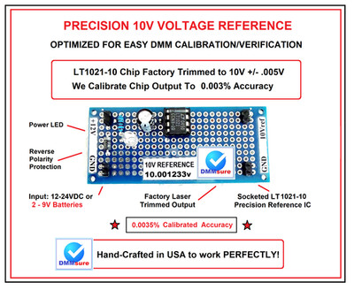 NEW 10V PRECISION VOLTAGE REFERENCE DMM CALIBRATOR 0.003% ACCURACY BEST CHOICE