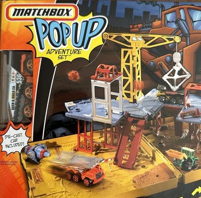 Matchbox Pop Up Adventure Set Construction Zone, 2005, New | eBay