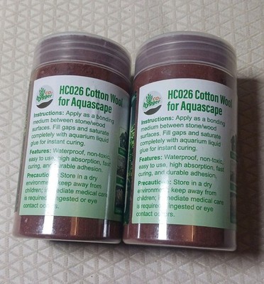2 Hygger CO2 Cotton Wool for Aquascape- Gap Filler Cotton for Rocks and Wood