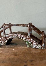 BARGAIN Lovely Old Large Lead Bridge Child’s Toy Garden Zoo Farm Antique BARGAIN