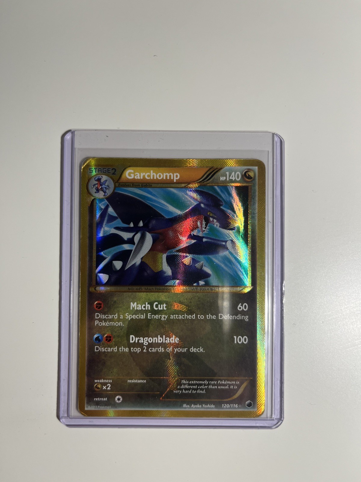 2013 POKEMON BLACK & WHITE PLASMA FREEZE #120 GARCHOMP