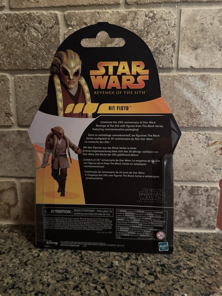 AOUT 2025 : Star Wars : Revenge Of The Sith - Black Series Figurine Kit Fisto 15 Cm 5010996300935