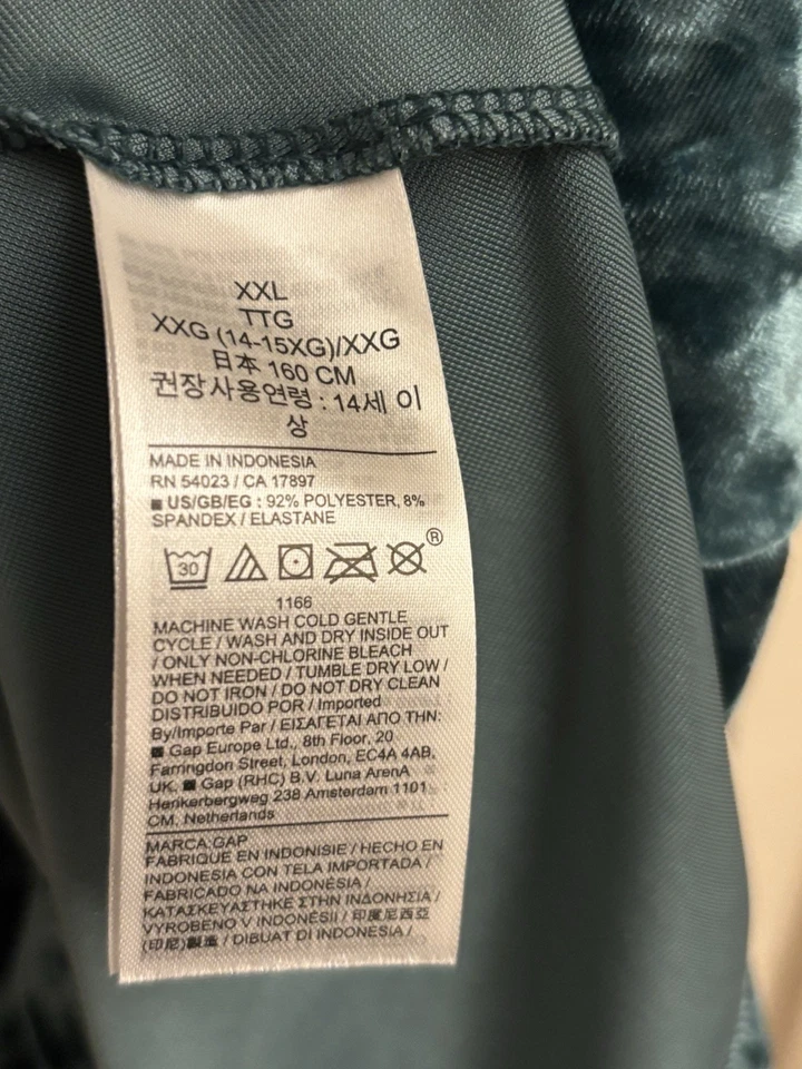 Gap Kids девочек лес зеленый бархат длинным рукавом платье размер XXL (14-16) $49,95 - Изображение 3 из 4