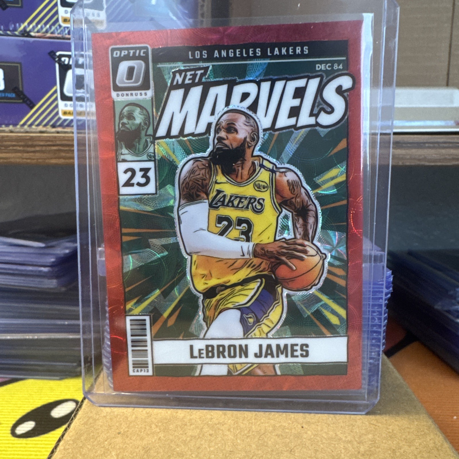 2024-25 Donruss Optic - Net Marvels LeBron James #24 International Red Prizm