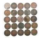 Lot 25 1800's 1880 1881 1886-1889 Indian Head Cent Coin Collection 1/2 Roll *663