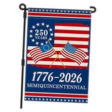 250th Anniversary America Garden Flag, 250 Anniversary USA Flag 1776-2026