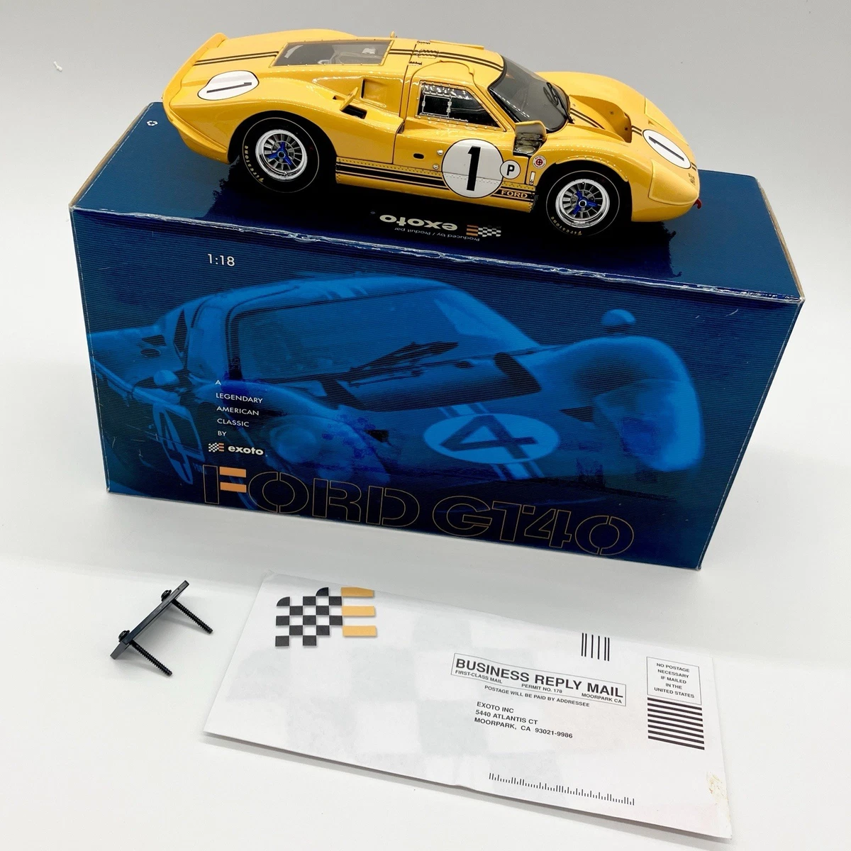 Ford GT40 Exoto IV 0 1:18 1⁄18 エグゾト MK4 MK フォード ⁄ Le - Mk 