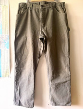 Dickies Green Duck Canvas Carpenter Pants 36x32