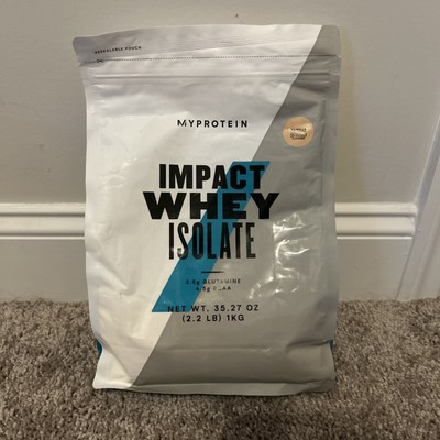 MyProtein Impact Whey Isolate Protein Powder Vanilla 2.2 lbs. Best By 11/2025