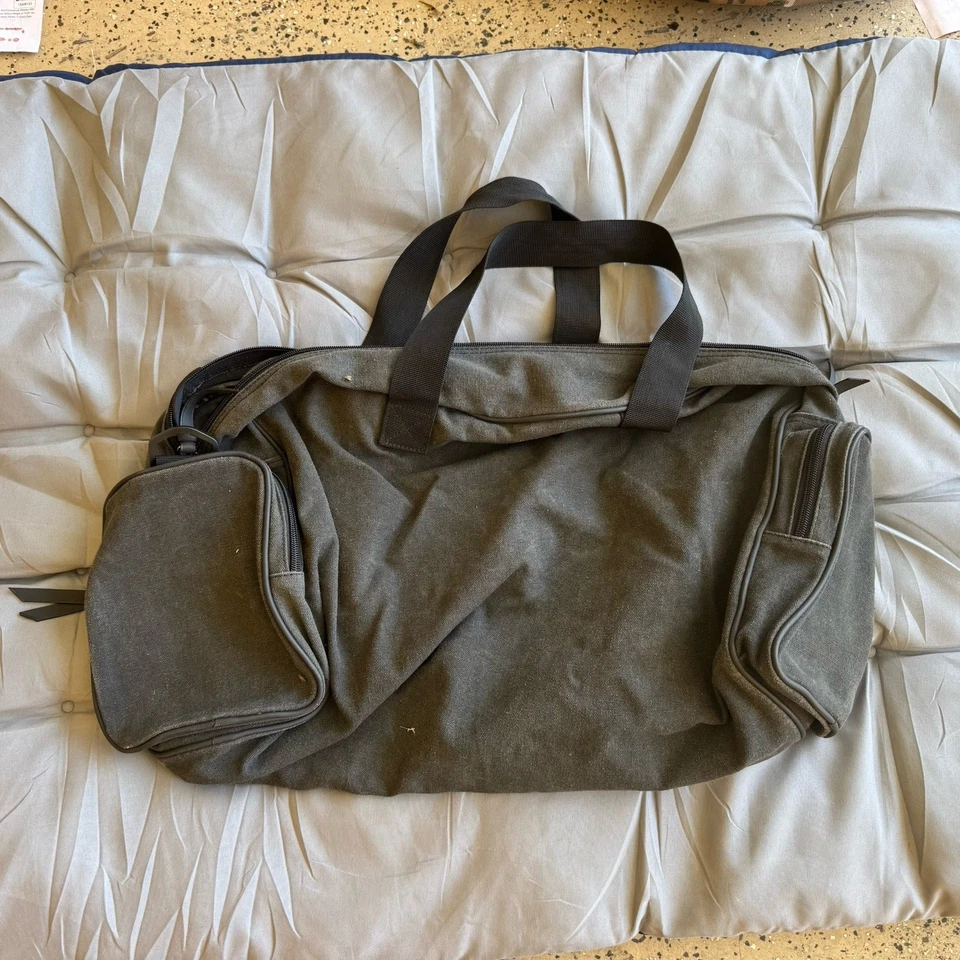 VINTAGE Ed Hardy Duffle Bag Tiger Logo Travel Gym Tote  — 第 2/4 张图片