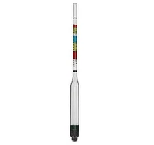 FastRack Triple-Scale Hydrometer - ABV Hydrometer - Specific Gravity Hydrometer