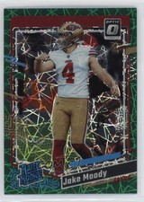 2023 Panini Donruss Optic Rated Rookie Green Velocity Prizm Jake Moody #289 2xd