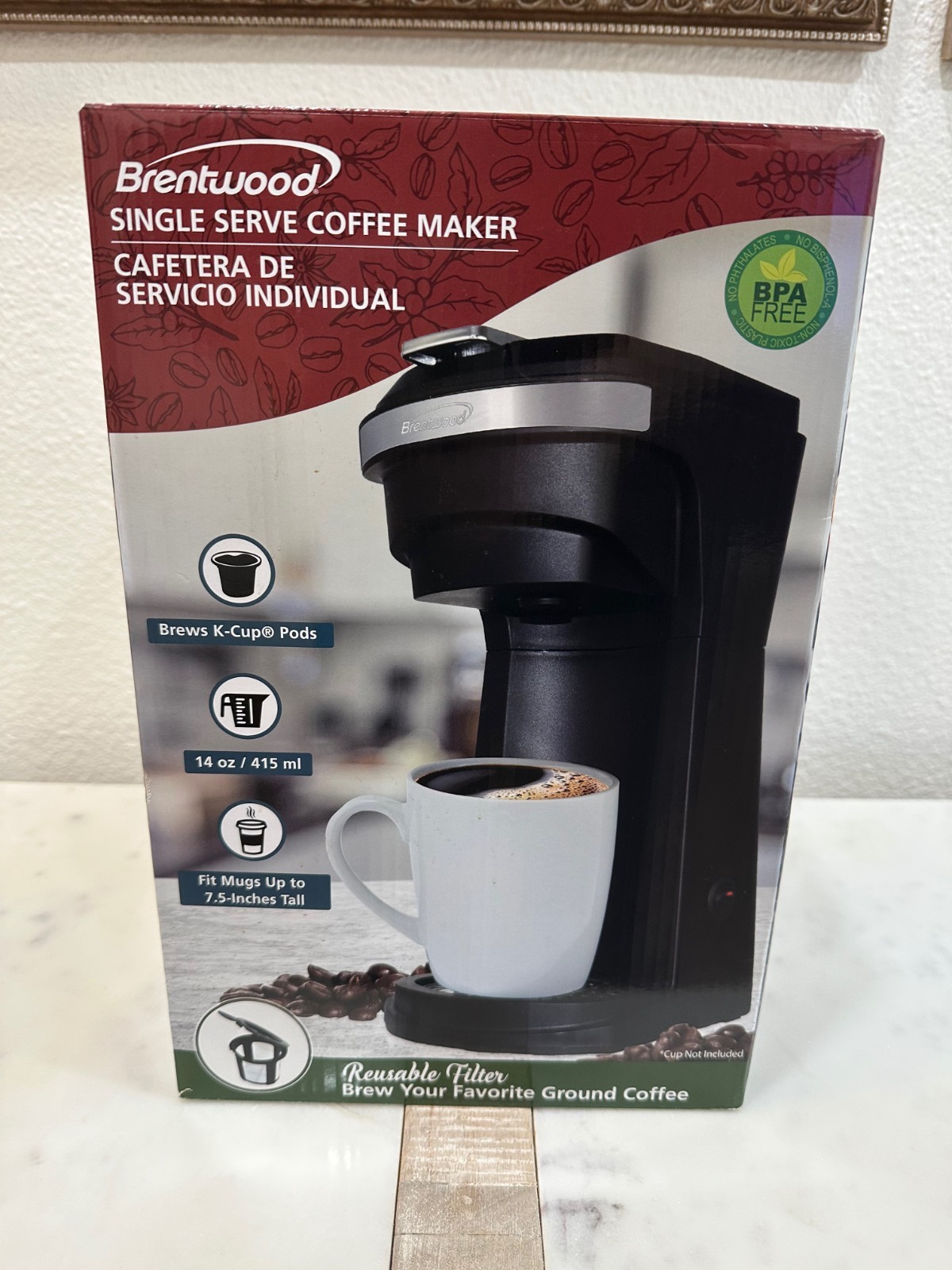 With 1-cup Water Reservoir ( Black )