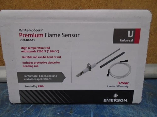 White Rodgers 790-843A1 Premium Flame Sensor Universal New in box