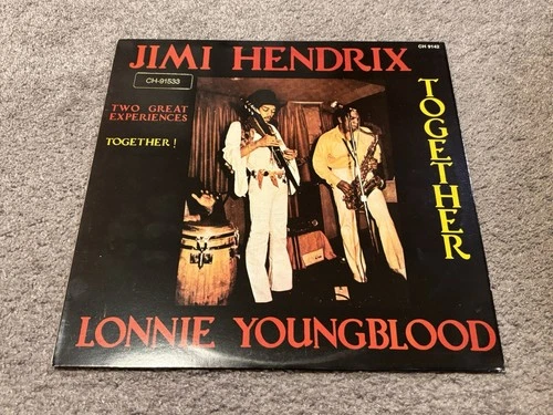 Jimi Hendrix, Lonnie Youngblood Together 1984 Chess Rock 12'' Vinyl Record
