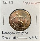 2022 Innovation Dollar ** SnowBoarder Doing a "Melon Grab" (Vermont Dollar) — photo 1