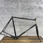 Vintage Centurion Le Mans RS Road Bike Frame 58cm Black Tange 2 CRMO 700c 123mm