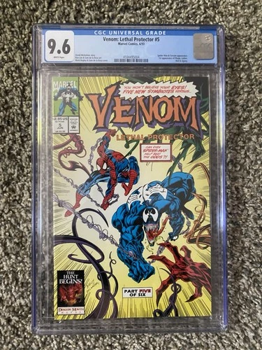 Venom: Lethal Protector #5 (Marvel Comics June 1993) CGC Graded 9.6