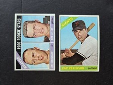 Braves Rookie Stars (84) and Cap Peterson (349) 1966 Topps - See Photos