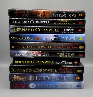 The Last Kingdom Saxon Chronicles Books 1-10 Set - Bernard Cornwell - HC - VG