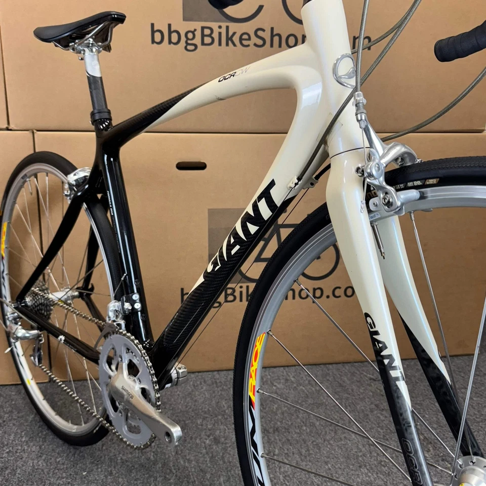Bicicleta de carretera usada Giant OCR CW, fibra de carbono para mujer-2007, mediana Foto 3 de 4