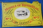 Matchbox Lesney Models of Yesteryear - Y7 - 4 Ton Leyland Lorry