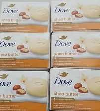 Dove Beauty Bar Soap Shea Butter 6 Count