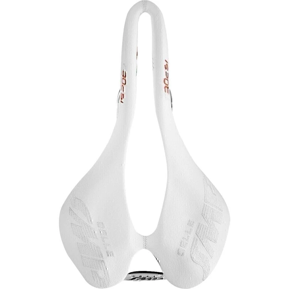 Selle SMP F30c S.I. w/ Carbon Rail Bike Saddle White, 150m |Bicycle Seat - Image 2 of 4