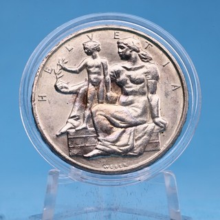 Schweiz 5 Franken 1948 100. Jahre Verfassung 15 g Silber 835 Vz