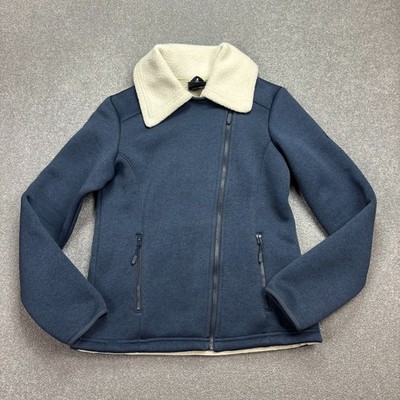 Jack Wolfskin Fleece Womens Small Blue Nanuk Full Zip Outdoors Jumper Lady