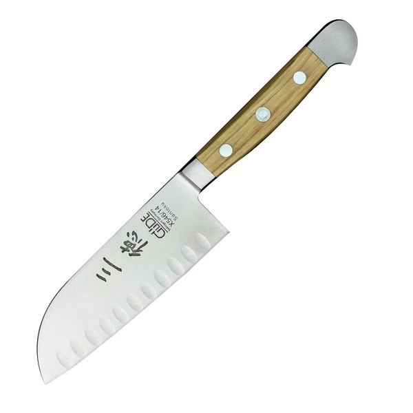 GüDe - Santoku Mit Kulle 14 Cm - Alpha Olive-image