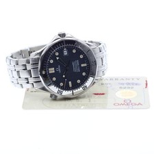 OMEGA SEAMASTER 300 2532.80 41mm SS Navy Dial Automatic Date #C1799