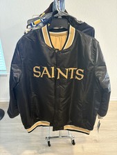 New Orleans Saints Starter Reversible Snap Down XXL Bomber Jacket New w/ tags