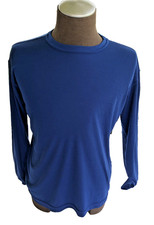 VTG Patagonia L Capilene Blue Thermal/Base Layer Long Sleeve Shirt Made in USA