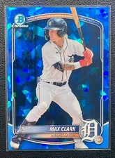 MAX CLARK- 2025 BOWMAN DRAFT CHROME SAPPHIRE (RC) DETROIT TIGERS #BDC-48