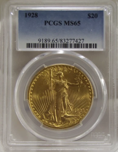 1928-P Saint-Gaudens Double Eagle — photo from the most recent tracked eBay sale