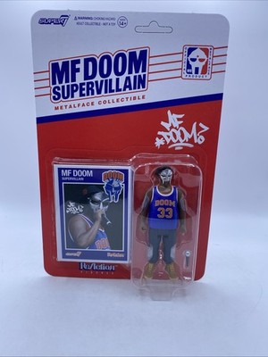 MF DOOM - Super Villain - Metalface Collectible- Super7 ReAction Figure-